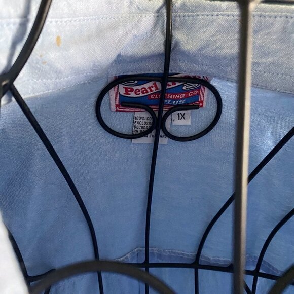 Pearl River - Vintage Chambray Button Down Top - Picture 10 of 11